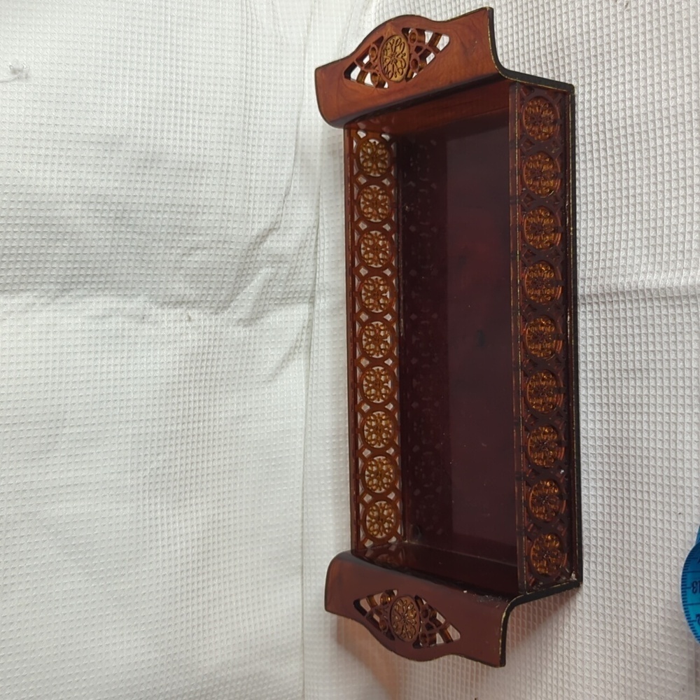 Vintage Avon plastic tray with handles